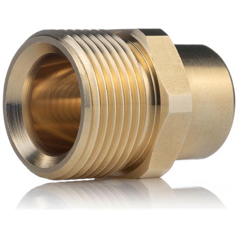 Adattatore Riduzione M22 A 1/4"" Per Idropulitrice - Ottone Di Alta Qualità | Filettatura M22x1,5 Mm, 14 Mm | Compatibile Con Accessori 1/4"" - Foto 7