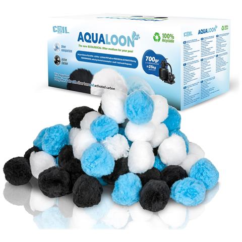 Palline filtro Aqualoon TRIO per pompe a sabbia piscina, confezione 700 g sostituisce 25 kg di sabbia - Foto 4