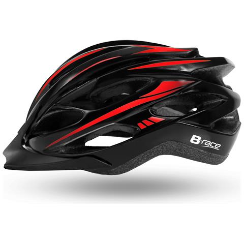 Casco B-race Granith In-mold Nero /rosso M 54/58 - Foto 2