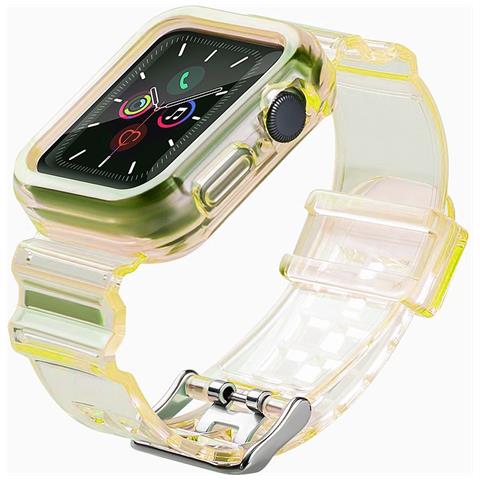 Cinturino Di Ricambio Per Watch 6 44mm / Watch 5 44mm / Watch 4 44mm / Watch Se 44mm, Colore Giallo. - Foto 1