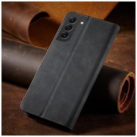 Custodia Magnetica Fancy Per Samsung Galaxy S23+, Cover Flip Portafoglio Con Supporto, Nera - Foto 7