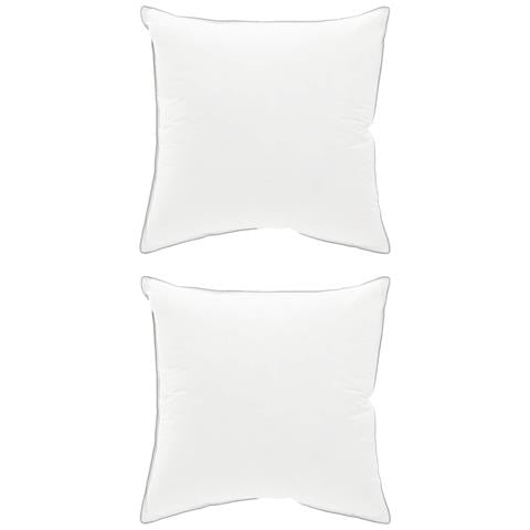 Cuscino 2 pz 80 x 80 cm Lana Australiana Bianco - Foto 1