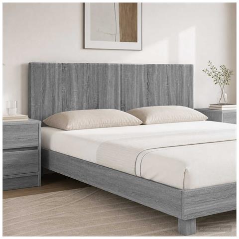 Testiera da Muro BREDA Sonoma grigio Legno ingegnerizzato - Foto 2