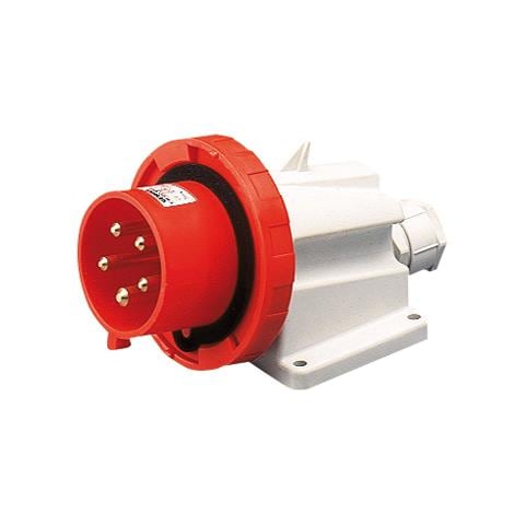 Spina Fissa Da Parete A 90° Stagna Hp Ip67 2p+t 16a 230v 50/60hz6h Cablaggio A Vite - Foto 2