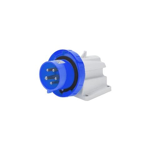 Spina Fissa Da Parete A 90° Stagna Hp Ip67 2p+t 16a 230v 50/60hz6h Cablaggio A Vite - Foto 3