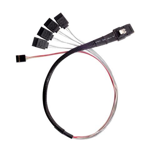 Cavi CPS03 36 pin MiniSAS SFF-8087 to SATA 7pin+SIDEBAND - Foto 1