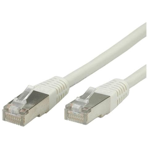 S / FTP Patch Cord Cat. 5e, grey 1 m, Grigio, 100 Ohm, 1 mm - Foto 1