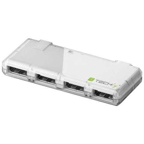 IUSB2-HUB4-WHTY - Mini Hub USB Hi Speed 4 Porte Bianco - Foto 1