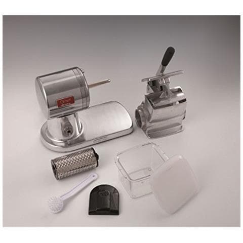 449 Gratì Superior - Grattugia Elettrica Professionale in alluminio pressofuso per formaggio, pane, cioccolata, frutta secca, 350 watt - Argento Spazzolato Lucido - Foto 5