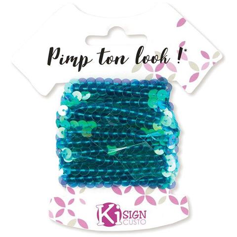 6 Nastri Glitter 6 M - Blu Oceano - Foto 2