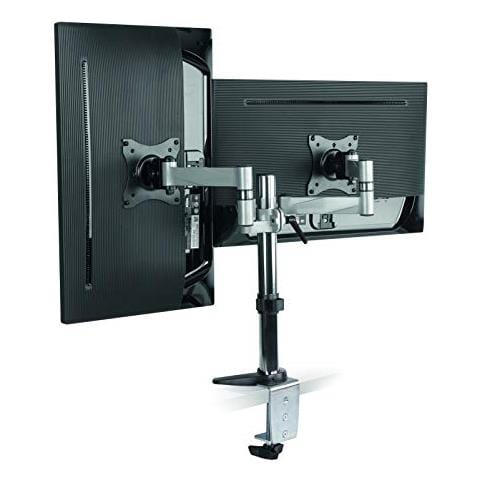 Bp0077 Supporto Da Tavolo Per Tv A Schermo Piatto 68,6 Cm (27"") Bullone Di Ancoraggio Nero, Acciaio Inossidabile - Foto 3