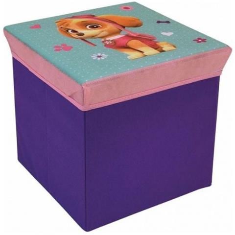 Fun House 712726 sgabello Portaoggetti Per Bambini Poliestere Verde 35 x 35 x 1 cm - Foto 4