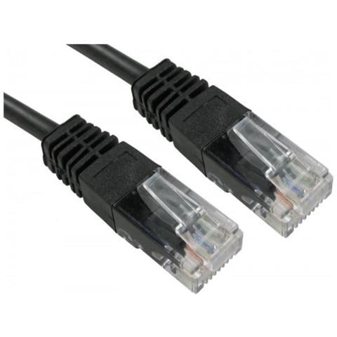 Urt-625 Black Cavo Di Rete 25 M Cat5e U / utp [ utp] Nero (rj45 [ m] To Rj45 [ m] Cat5e 25m Black Oem Moulded Boot Copper Utp Network Cable)  - Foto 1
