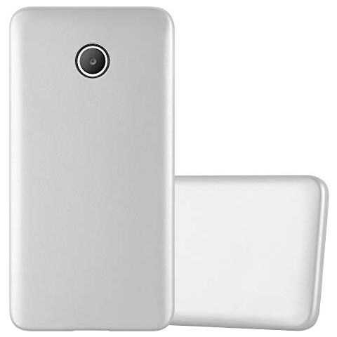 Cadorabo Custodia Compatibile Con Huawei Y330 In Argento Metallico - Coperchio Protettivo In Silicone Tpu Flessibile - Foto 1