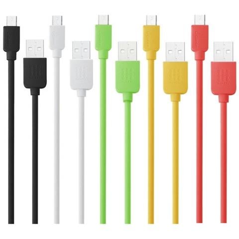 Kit 5pz Cavo Dati E Ricarica Originale Hwl-4016 Microusb Multicolor - Foto 1