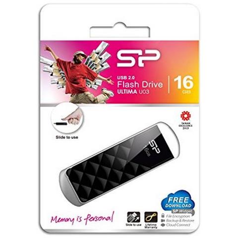 Chiavetta Ultima U03 16 GB USB 2.0 Colore Nero  - Foto 6