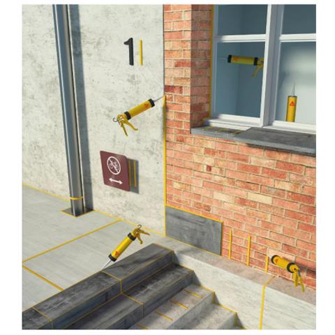 Sigillante Adesivo Poliuretanico Sika Sikaflex 11 Fc Plus - Grigio - 380g - Foto 2