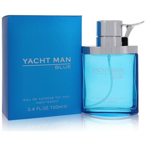 Yacht Man Blue By Eau De Toilette Spray 3.4 Oz (men) - Foto 1
