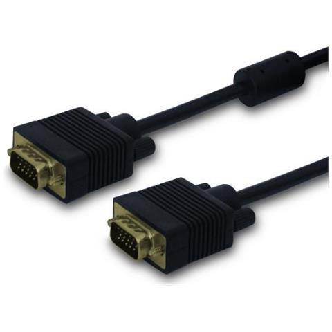 Savio Cl-51 10m Vga (d-sub) Vga (d-sub) Nero Cavo Vga - Foto 1
