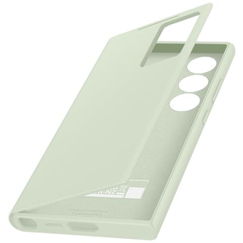 Custodia S24 Ultra Copertina Finestra Touch Smart View, Verde Chiaro - Foto 1