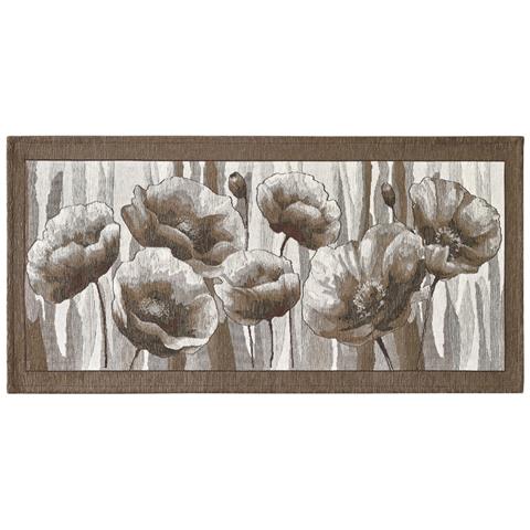 Tappeto Passatoia Cucina Corsia Retro Antiscivolo Disegno Amsterdam By Suardi 55x280 Fango - Foto 1