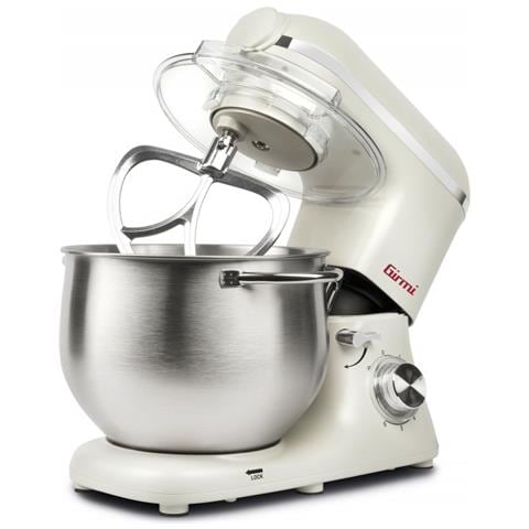 Impastatrice Planetaria Professionale IM50 Capacità 8L Potenza 2200W 6 Velocità Colore Panna - Foto 1