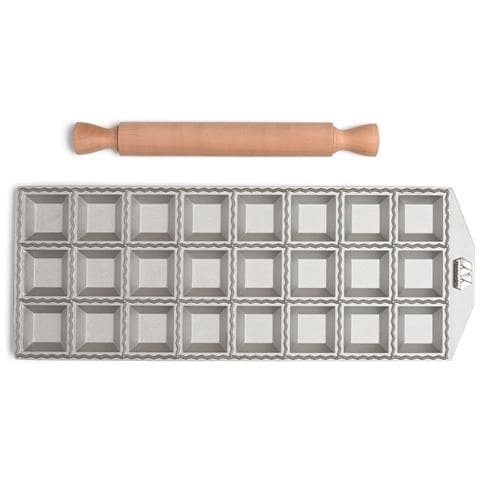 Ravioli Quadrati Grandi Ra-q50x24-cls Forma 24 Pezzi Colore Argento - Foto 1