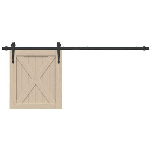 Kit Mini Anta Scorrevole Armadio In Acciaio Al Carbonio 122 Cm - Foto 1