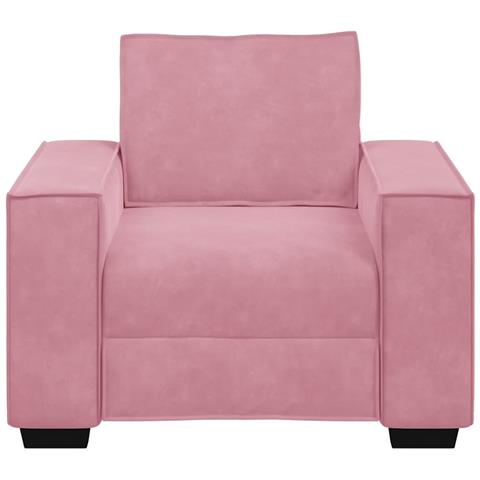 Divano Sedia Rosa 60 cm Velluto - Foto 9