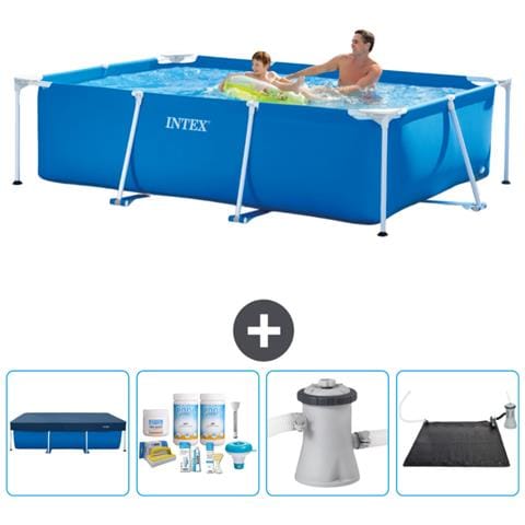 Piscina Fuori Terra - Rettangolo - 260x160x65 Cm - Blu - Include Accessori Coordinati Cb4 - Foto 1