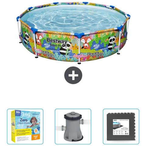Piscina Fuori Terra - In Giro - 274x66 Cm - Multi - Include Accessori Coordinati Cb8 - Foto 1