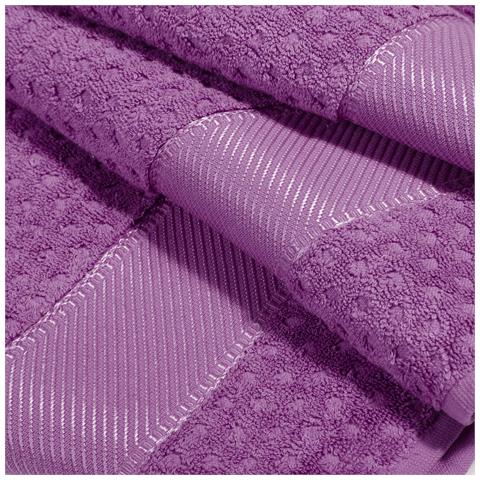 Telo Bagno Spugnissima Sirena In Cotone Colore Viola Misura Standard - Foto 2
