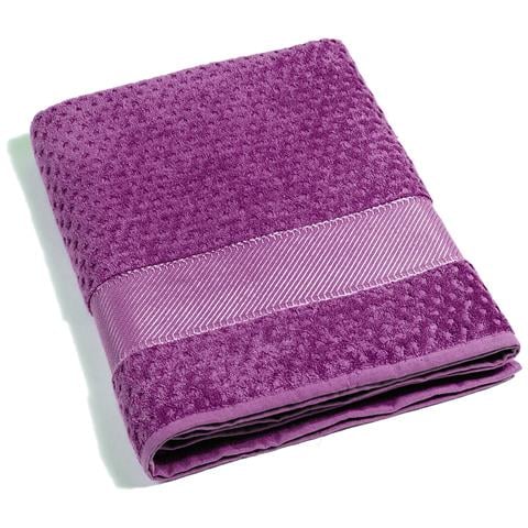 Telo Bagno Spugnissima Sirena In Cotone Colore Viola Misura Standard - Foto 3