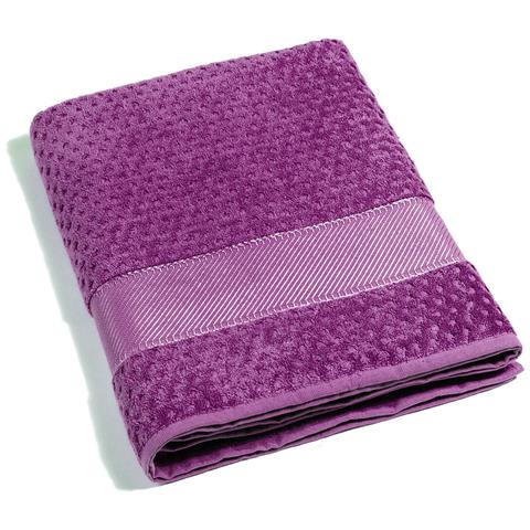 Telo Bagno Spugnissima Sirena In Cotone Colore Viola Misura Standard - Foto 1