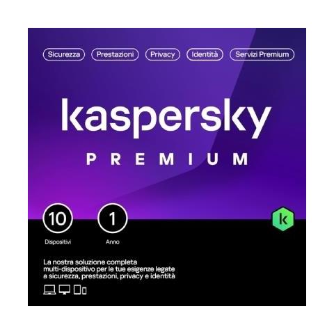 Antivirus Internet Security KL1047T5KFS-SSB Premium 1 Utente10 Dispositivi 1 Anno SlimBox - Foto 1