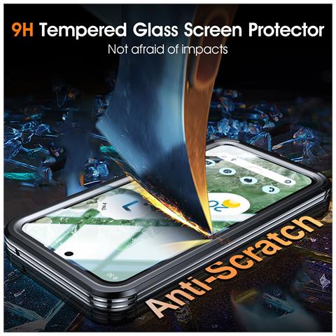 Custodia Per Telefono In Vetro Temperato 9h A Prova Di Urto Compatibile Con Google Pixel 10/10 Pro - Foto 7