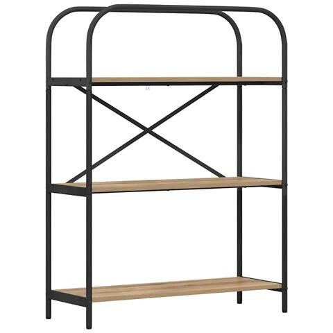 Libreria rovere artigianale 80 x 30 x 109 cm Legno multistrato - Foto 1