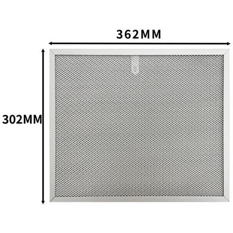 Filtro Cappa Aspirante 362x302x9mm, Maglia Alluminio A 5 Strati Con Manico In Plastica (confezione Da 2) - Foto 2