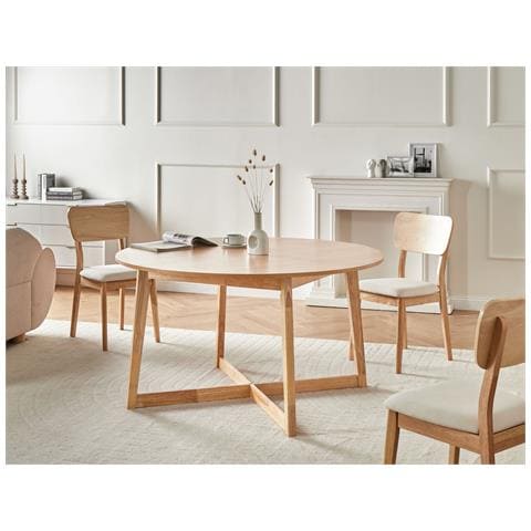 Tavolo Da Pranzo Waipori Rovere Chiaro 140 Cm 140 Cm - Foto 1