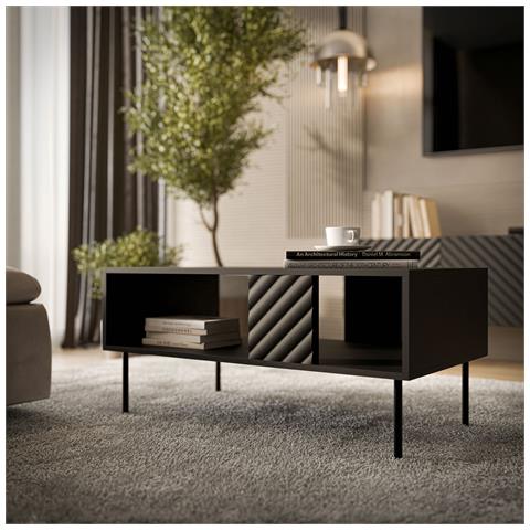 LUCCA 490376 tavolino da caffè, comodino e consolle da soggiorno Tavolo da caffè Forma rettangolare 4 gamba /gambe - Foto 3