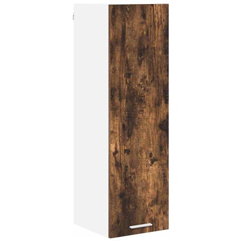 Armadio pensile con porta Riga Rovere fumé 30 x 31 x 100 cm - Foto 1