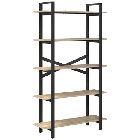 Libreria Rovere Sonoma 100 x 33,5 x 178 cm Legno multistrato - Foto 1