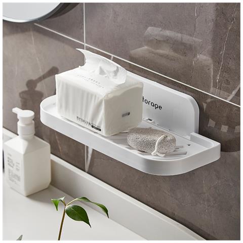 Mensola Pieghevole Per Bagno - Portaoggetti Salvaspazio - Foto 2