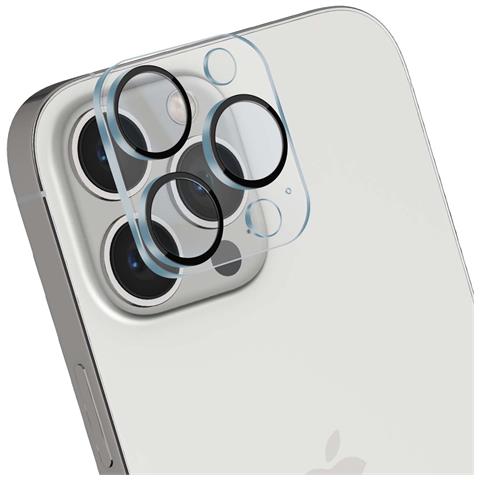 Protezione Obiettivo Fotocamera Per Iphone 13 Pro / 13 Pro Max Serie Lens Shield, Trasparente - Foto 1