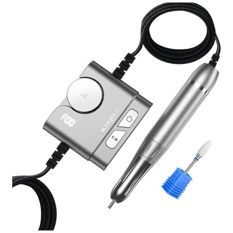 Trapano Elettrico Professionale Per Unghie Per Manicure E Pedicure - Argento - Foto 2