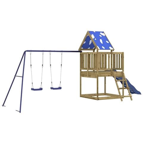 Set da Gioco da Esterno in Legno di Pino Impregnato - Foto 1