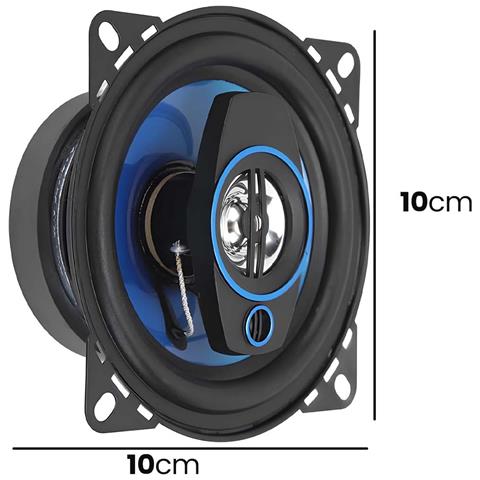 Altoparlante Per Auto 300w 10x10cm Magnete In Ferrite Sensibilità 90db - Foto 5