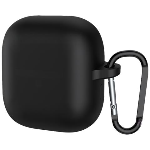 Custodia Protettiva In Silicone Compatibile Con Auricolari Bluetooth Huawei Freeclip Con Gancio Black - Foto 1