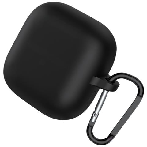 Custodia Protettiva In Silicone Compatibile Con Auricolari Bluetooth Huawei Freeclip Con Gancio Black - Foto 2