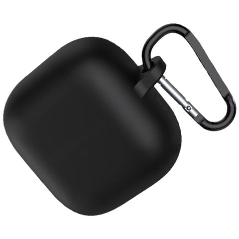 Custodia Protettiva In Silicone Compatibile Con Auricolari Bluetooth Huawei Freeclip Con Gancio Black - Foto 3